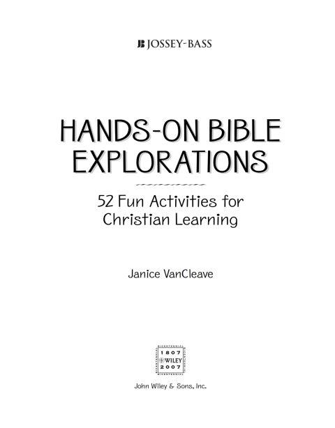 Cover image for book Hands-On Bible Explorations