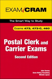 Postal Clerk And Carrier Exam Cram 473 473 C 460 2nd