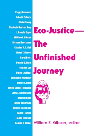 Eco-Justice--The Unfinished Journey