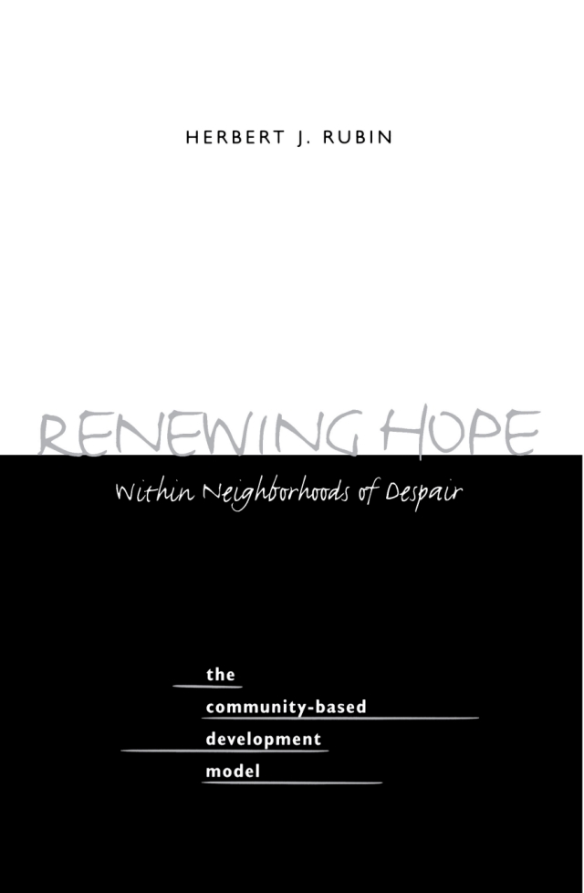 Renewing Hope within Neighborhoods of Despair