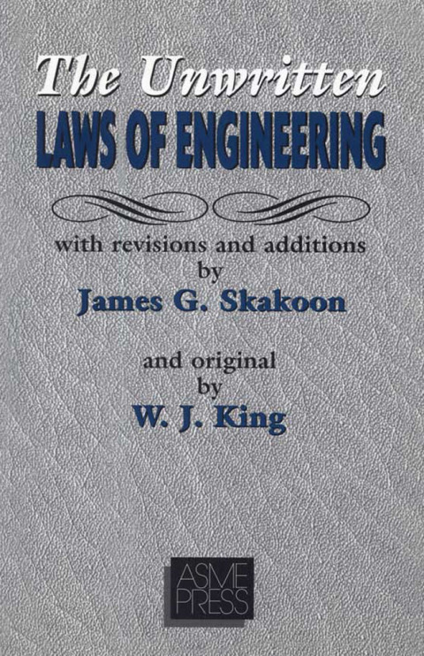 Cover image for book Unwritten Laws of Engineering