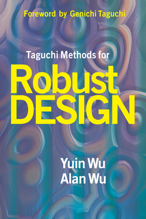 Cover image for book Taguchi Methods for Robust Design