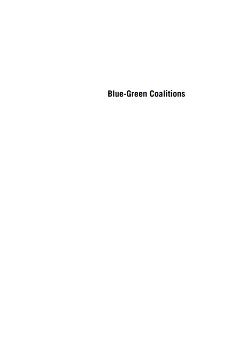 Cover image for book Blue-Green Coalitions