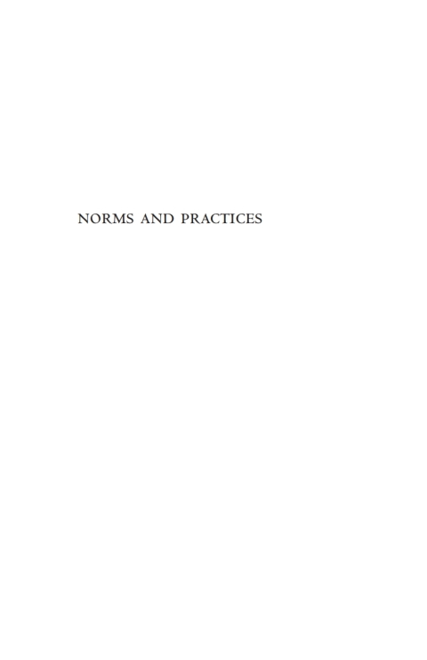 Cover image for book Norms and Practices