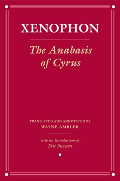 Cover image for book The Anabasis of Cyrus