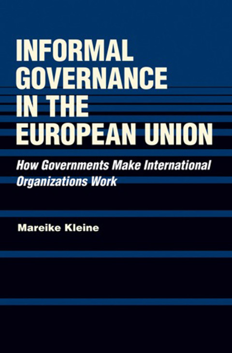 Cover image for book Informal Governance in the European Union