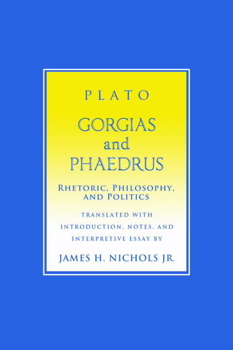 Cover image for book "Gorgias" and "Phaedrus"