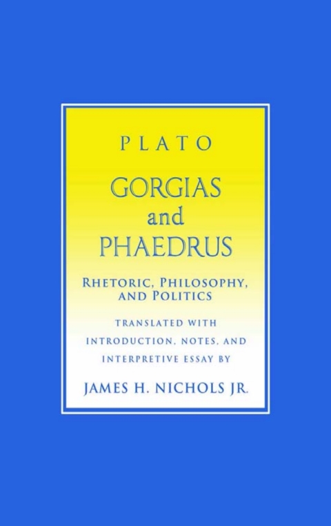 Cover image for book "Gorgias" and "Phaedrus"
