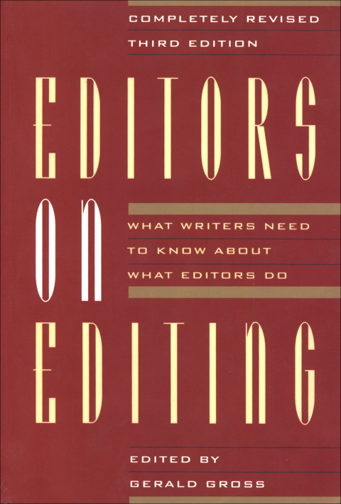 Cover image for book Editors on Editing