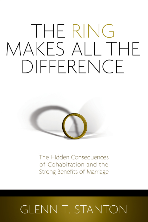 Cover image for book The Ring Makes All the Difference: The Hidden Consequences of Cohabitation and the Strong Benefits of Marriage