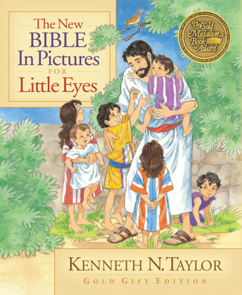 Cover image for book The New Bible in Pictures for Little Eyes