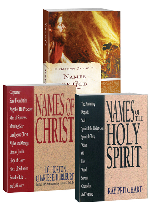 Cover image for book Names of God/Names of Christ/Names of the Holy Spirit Set