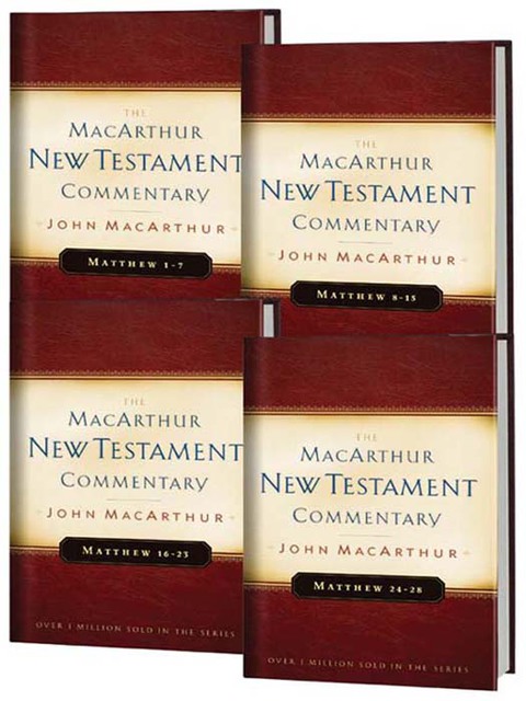 Cover image for book Matthew 1-28 MacArthur New Testament Commentary Four Volume Set