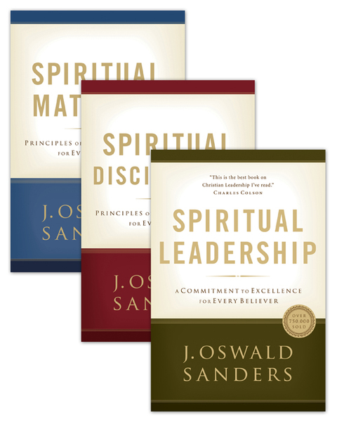 Cover image for book Spiritual Leadership, Spiritual Discipleship, Spiritual Maturity Set of  3 Sanders books