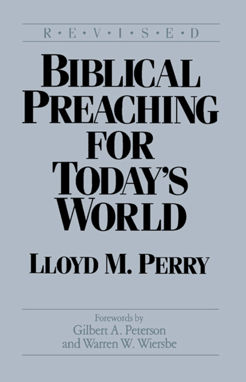 Cover image for book Biblical Preaching for Today's World