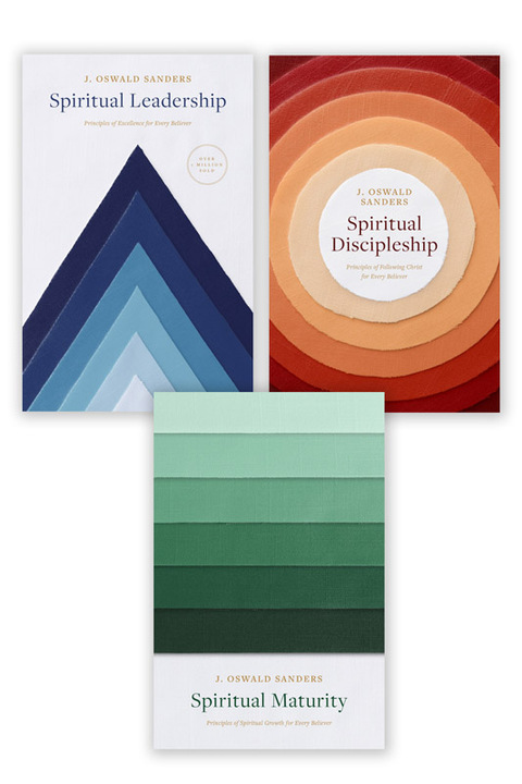 Cover image for book Spiritual Leadership, Spiritual Discipleship, Spiritual Maturity-Set of 3 Sanders books