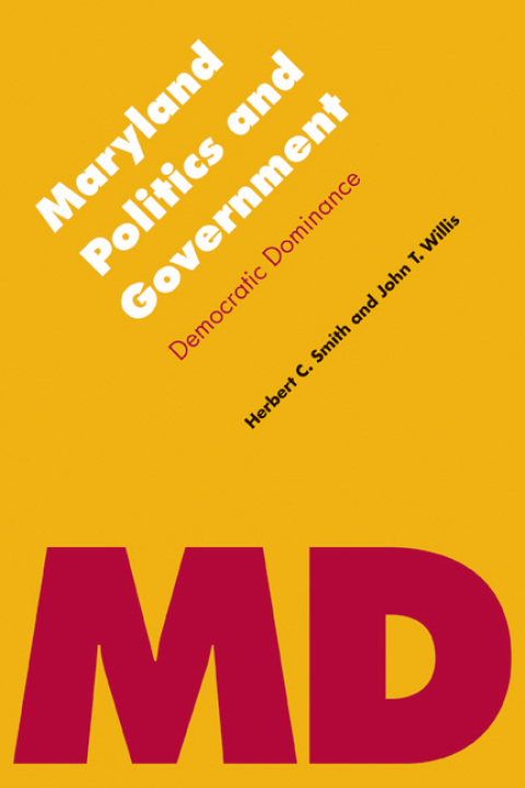 Cover image for book Maryland Politics and Government