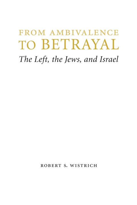Cover image for book From Ambivalence to Betrayal