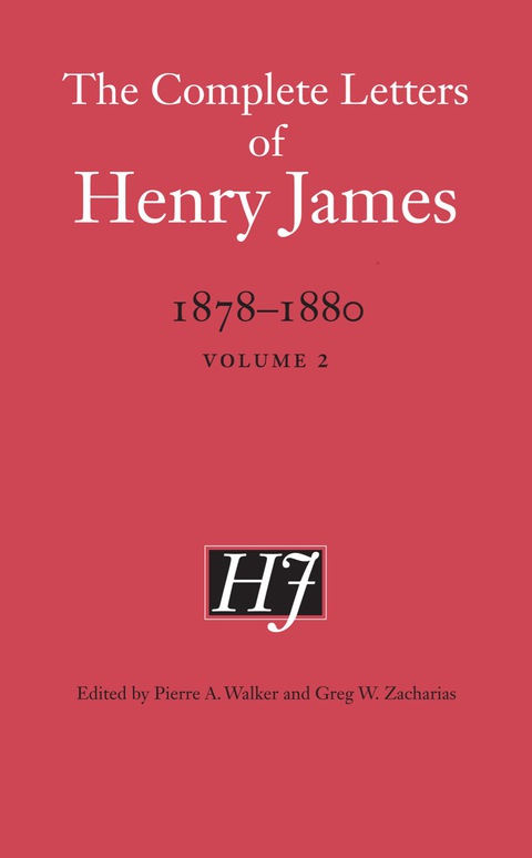 Cover image for book The Complete Letters of Henry James, 1878-1880
