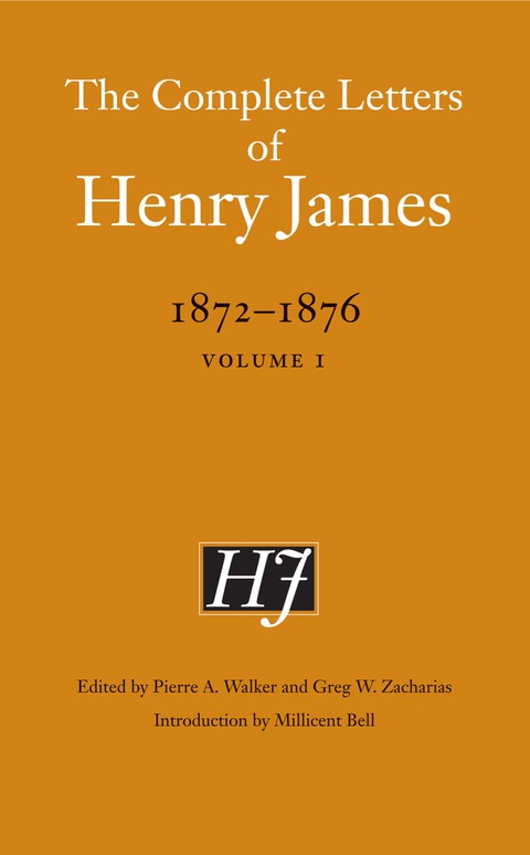 Cover image for book The Complete Letters of Henry James, 1872-1876