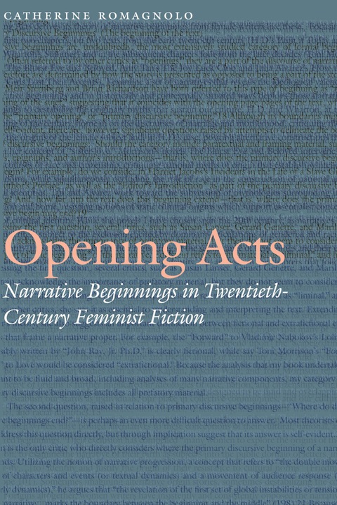 Cover image for book Opening Acts