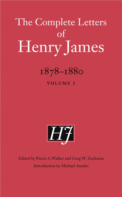 Cover image for book The Complete Letters of Henry James, 1878-1880