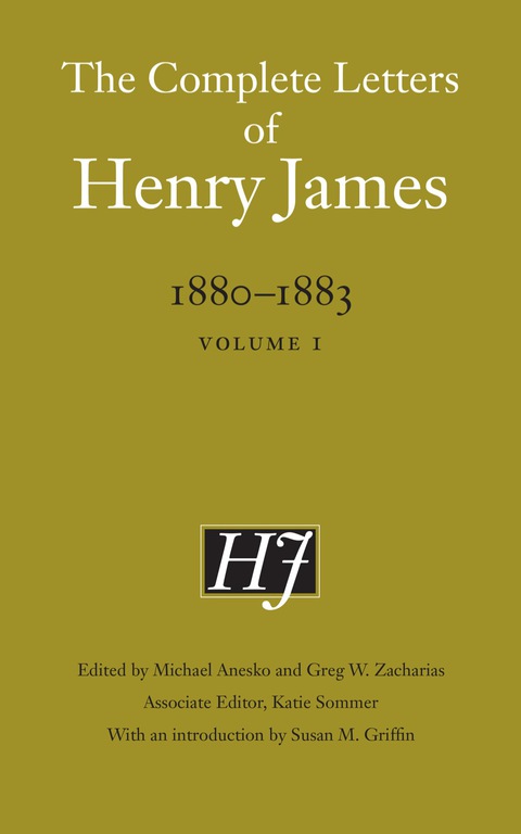 Cover image for book The Complete Letters of Henry James, 1880–1883