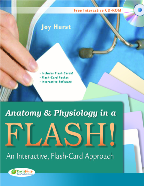 Cover image for book Anatomy and Physiology in a Flash!  Book & Flash Cards: An Interactive, Flash-Card Approach