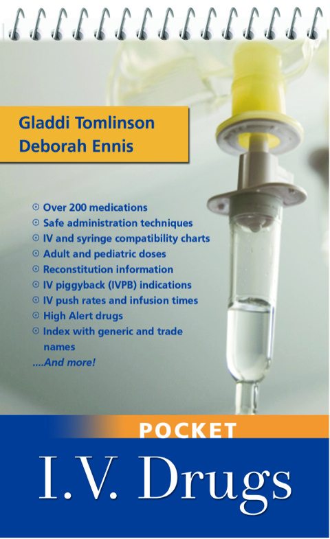 Cover image for book Pocket I.V. Drugs