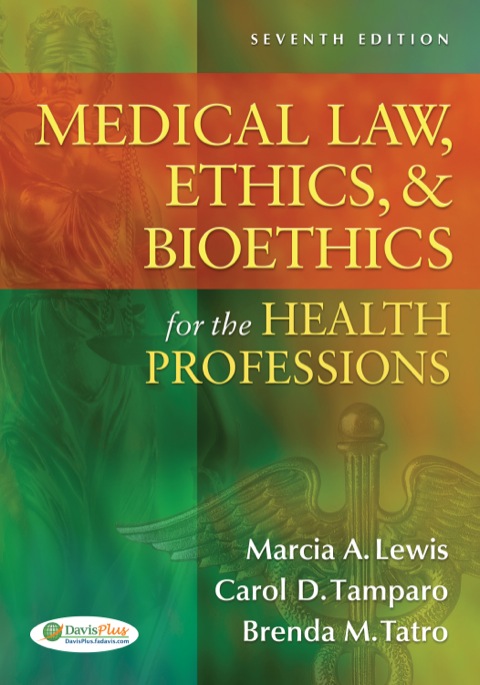 Cover image for book Medical Law, Ethics & Bioethics for the Health Professions