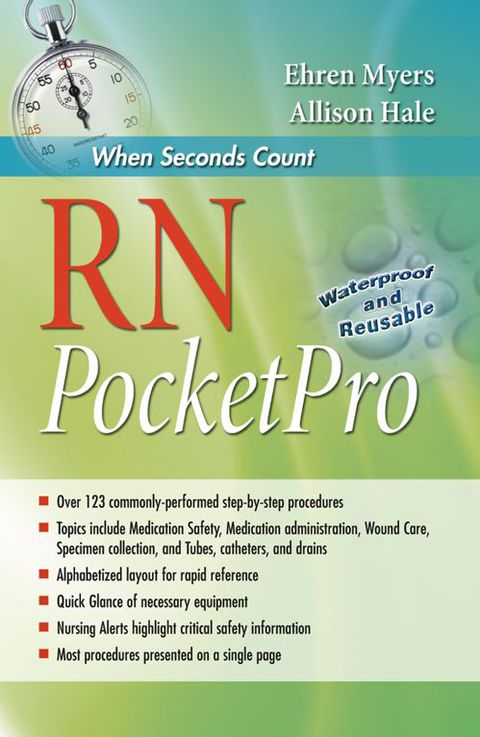 Cover image for book RN PocketPro Clinical Procedure Guide