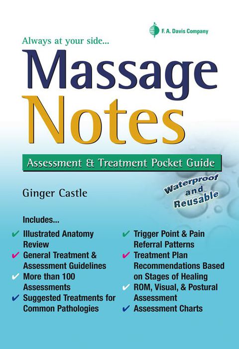 Cover image for book Massage Notes Assessment & Treatment Pocket Guide