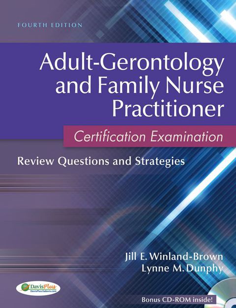 Cover image for book Adult-Gerontology and Family Nurse Practitioner Certification Examination:  Review Questions and Strategies
