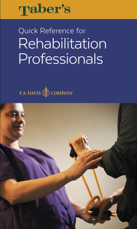 Cover image for book Taber's Quick Reference for Rehabilitation Professionals