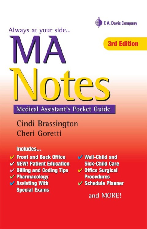 Cover image for book MA Notes Medical Assistant's Pocket Guide