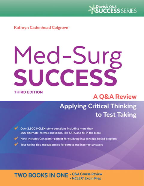 Cover image for book Med-Surg Success:  A Q&A Review Applying Critical Thinking to Test Taking