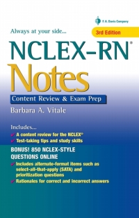 Nclex Rn Notes Content Review Amp Exam Prep 3rd Edition