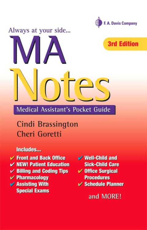Cover image for book MA Notes Medical Assistant's Pocket Guide