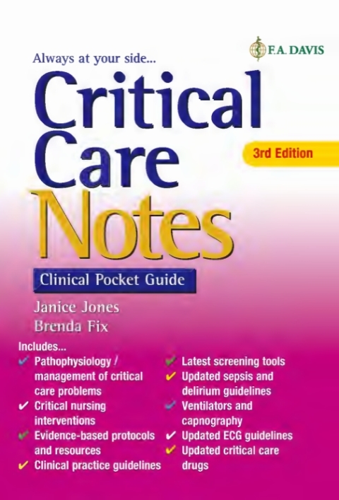 Cover image for book Critical Care Notes 3e