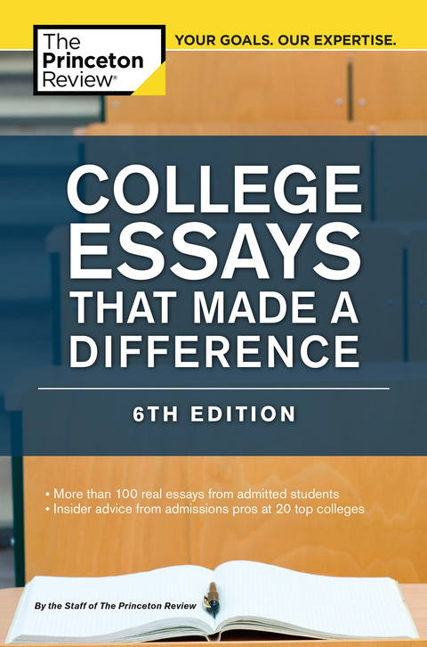 Cover image for book College Essays That Made a Difference, 6th Edition