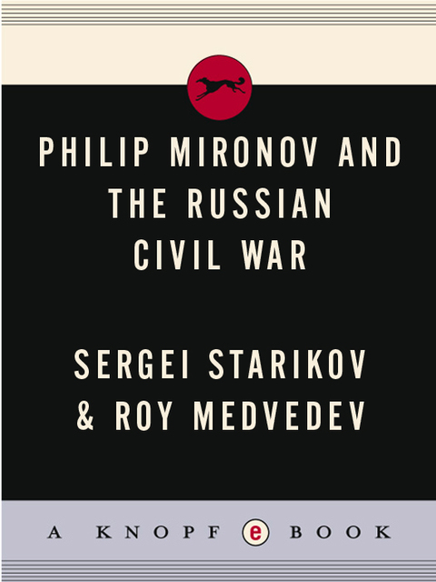 Cover image for book Philip Mironov and the Russian Civil War