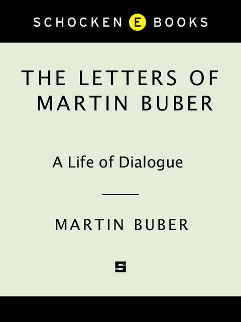 Cover image for book The Letters of Martin Buber