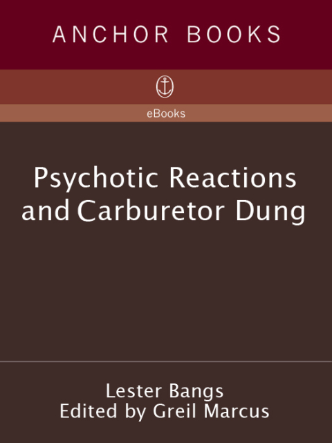Cover image for book Psychotic Reactions and Carburetor Dung