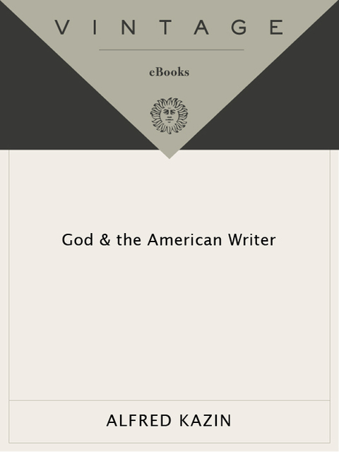 Cover image for book God and the American Writer