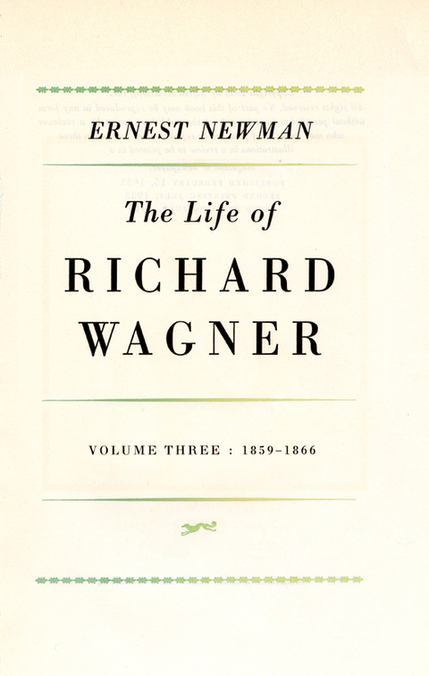 Cover image for book Life of R Wagner Vol 3