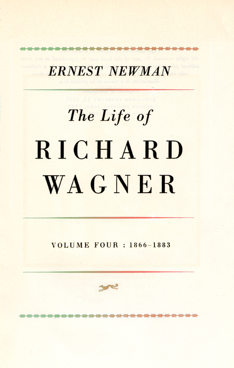 Cover image for book Life of R Wagner Vol 4