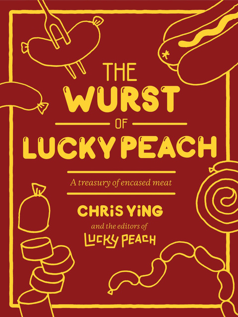 Cover image for book The Wurst of Lucky Peach
