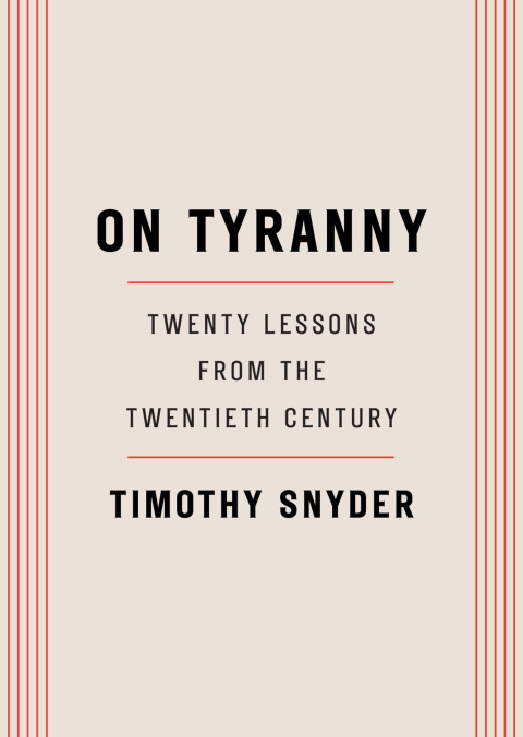 Cover image for book On Tyranny