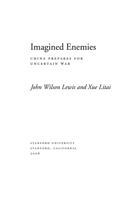 Cover image for book Imagined Enemies