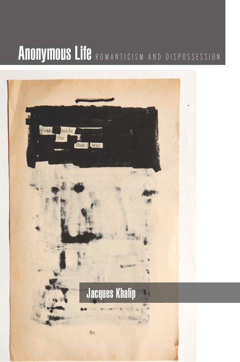 Cover image for book Anonymous Life